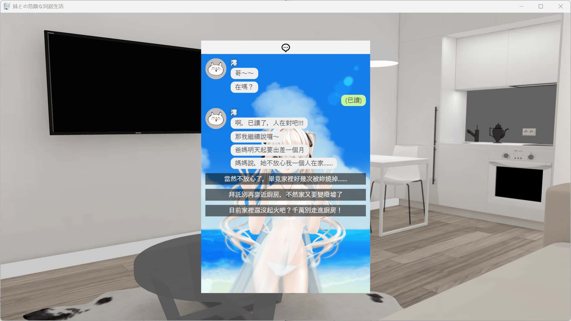 与妹妹的危险同居生活 妹との危険な同居生活游戏封面